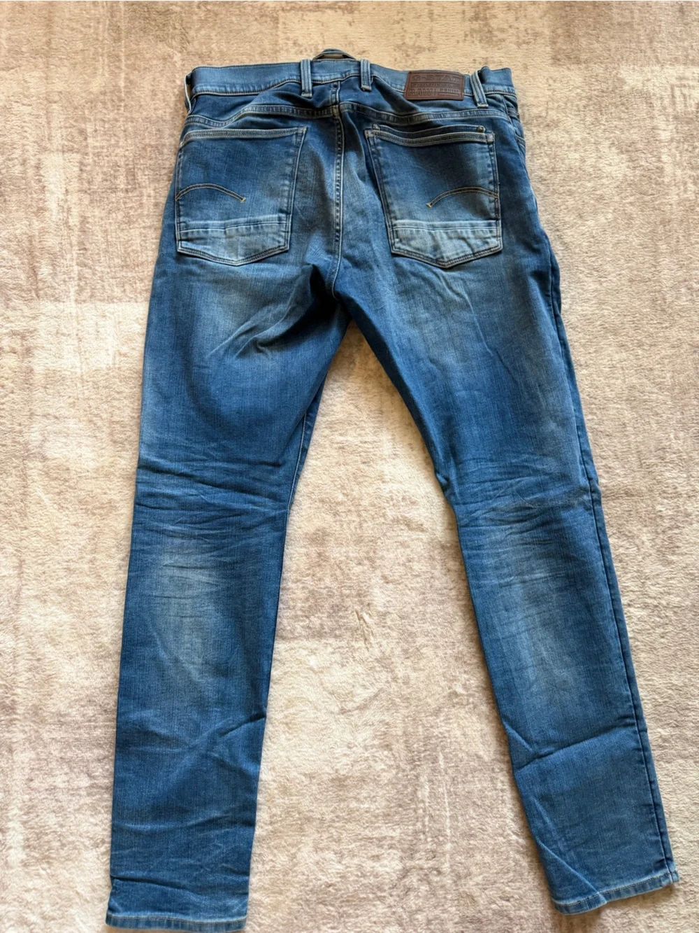 Men’s G‑Star RAW “Lancet Skinny” Jeans — 34W x 32L (Raw Denim)